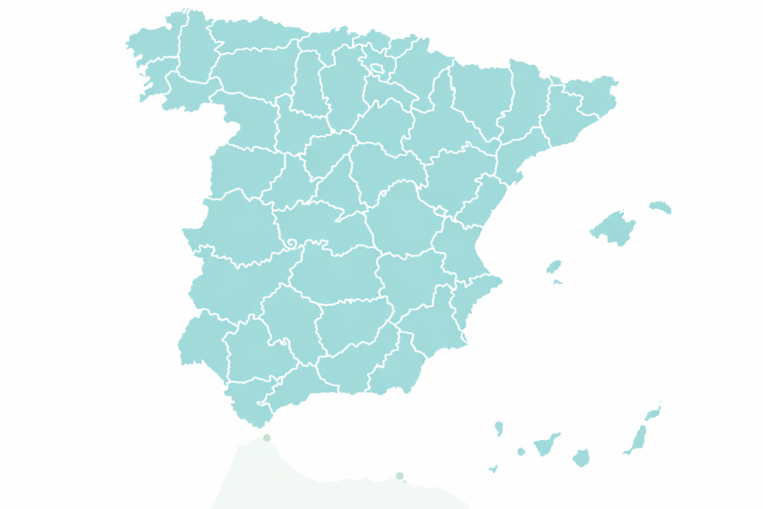 Mapa interactivo de provincias para consultar el calendario laboral 2026 en España